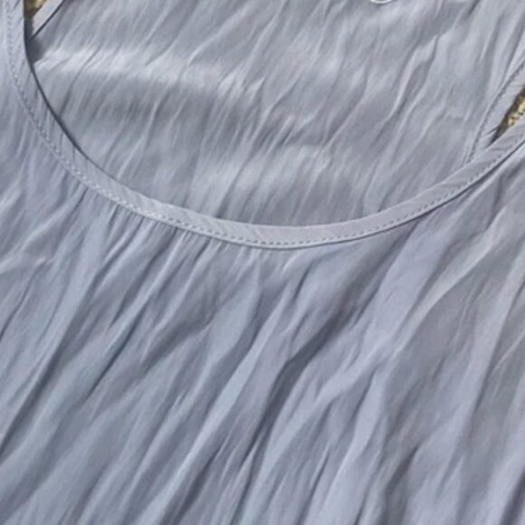 Lola and Sophie Long Tank Top w/ racer back available in gray and lavender - Picture 2 of 5